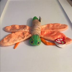 TY Beanie Babie Dragonfly Glow 2000